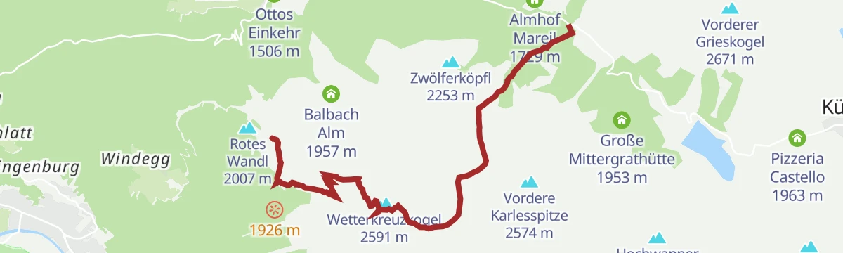 Route map: Knappenweg - Naturpark Jubiläumstour - mit Audioguide